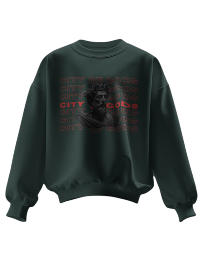 City Of Gods Stoic Oversized Sweatshirt: Ultimate Comfort & Style"**