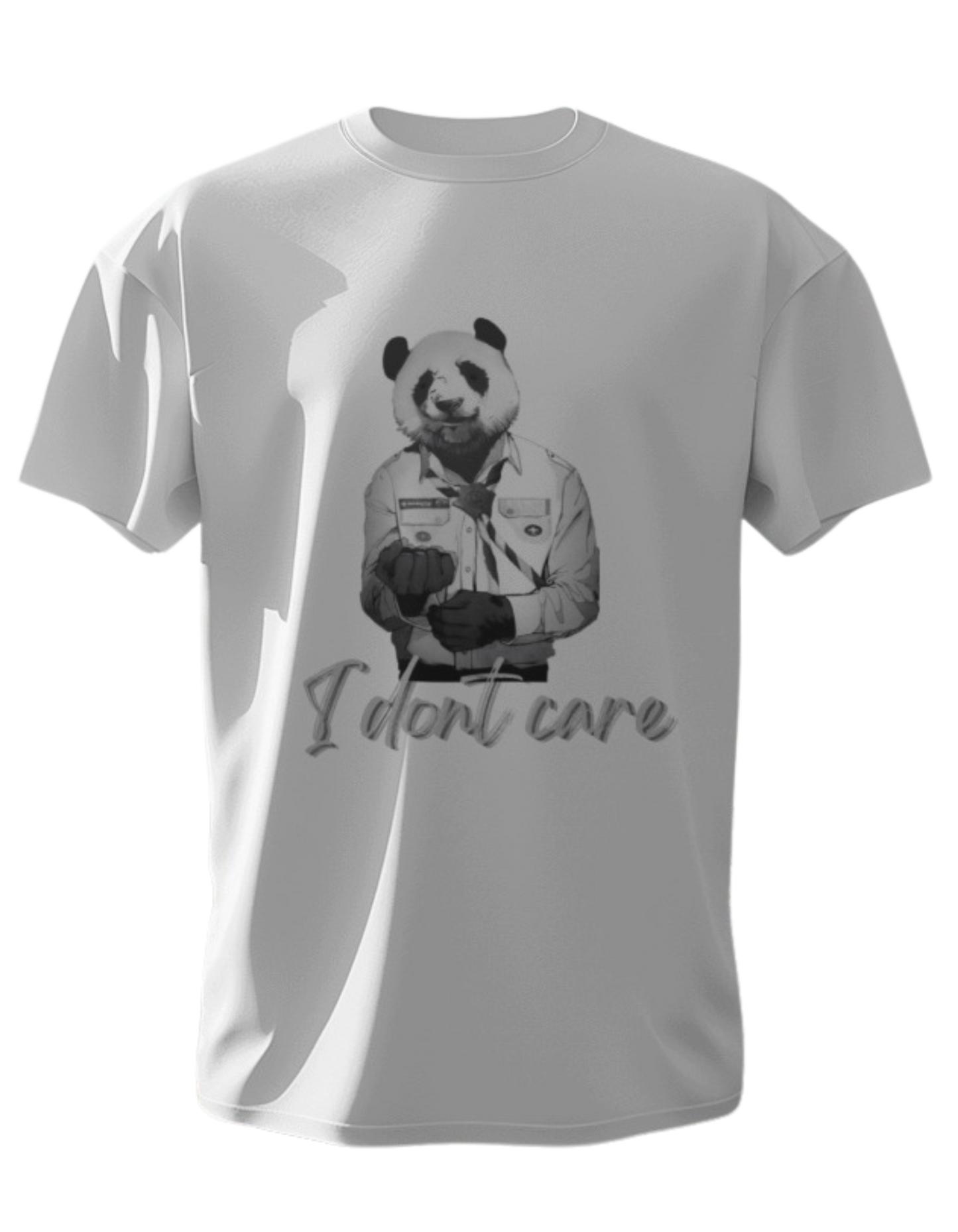 "Bold Attitude: Embrace Comfort with Our 'I Don't Care' Cotton T-shirt"