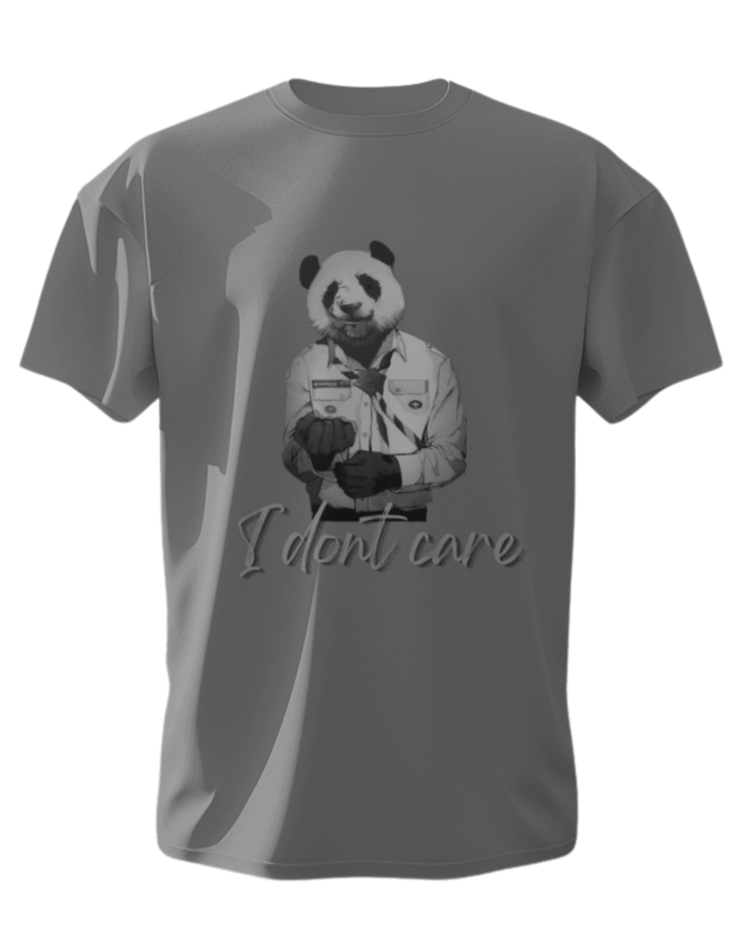 "Bold Attitude: Embrace Comfort with Our 'I Don't Care' Cotton T-shirt"
