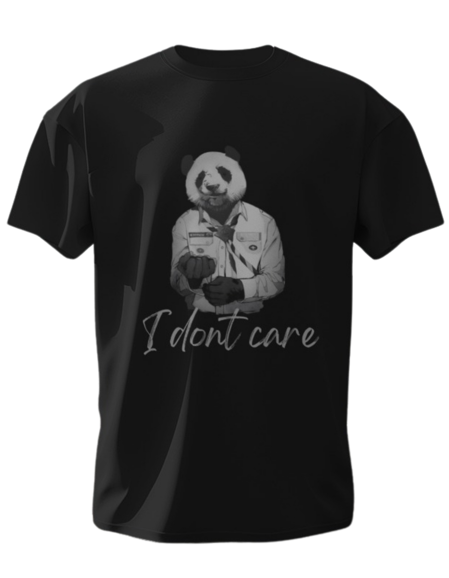 "Bold Attitude: Embrace Comfort with Our 'I Don't Care' Cotton T-shirt"
