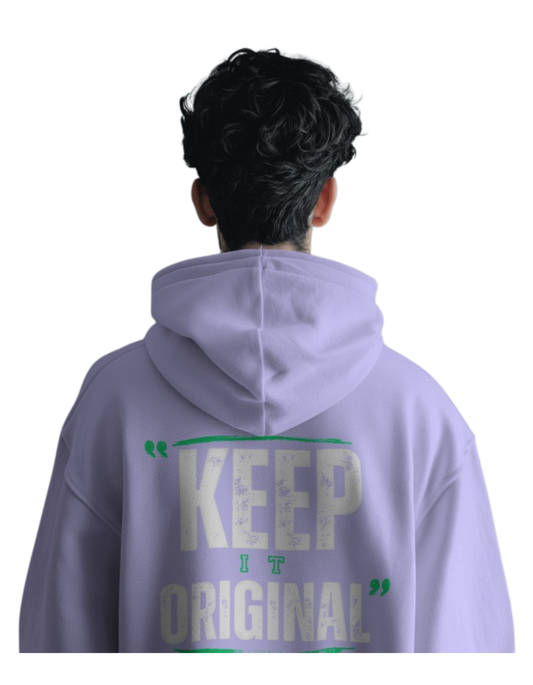 "Keep It Original" Oversized Hoodie - Ultimate Comfort and Bold Style