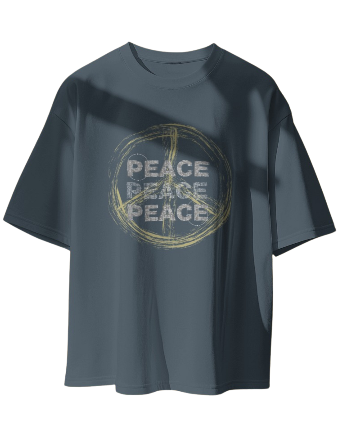"Serene Statement: The Peace Oversize Tee"