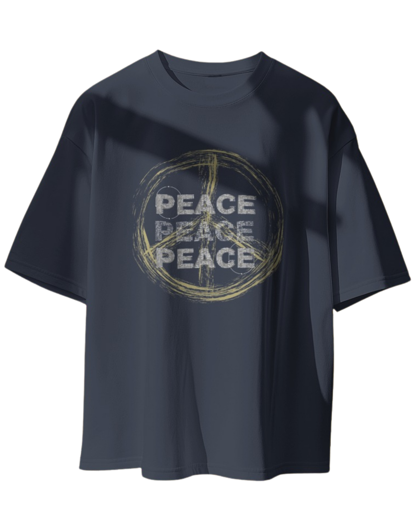 "Serene Statement: The Peace Oversize Tee"