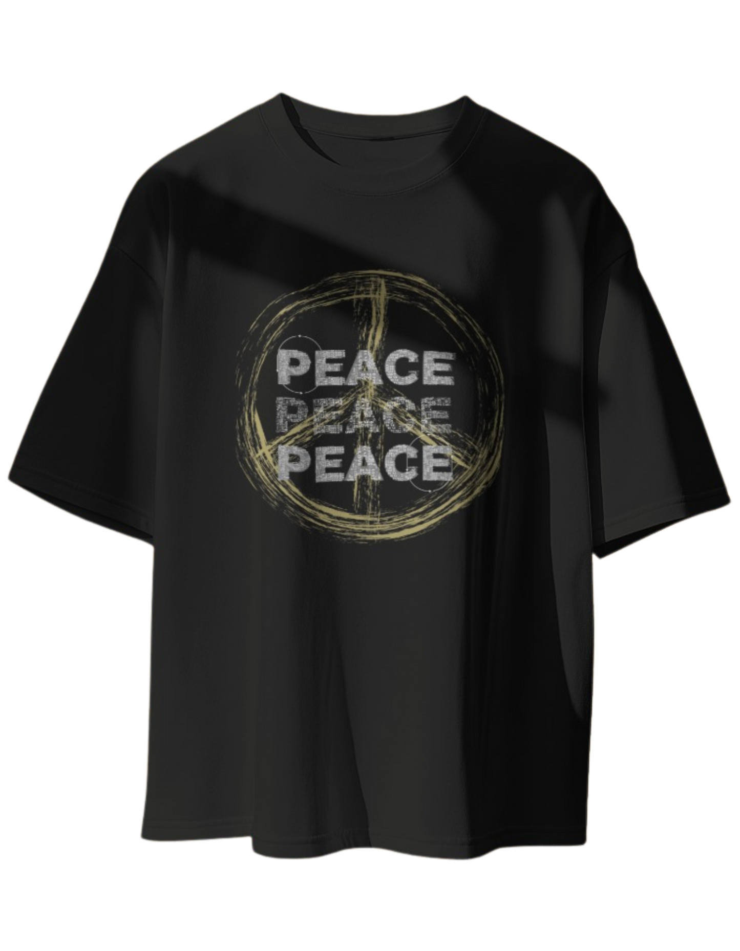 "Serene Statement: The Peace Oversize Tee"