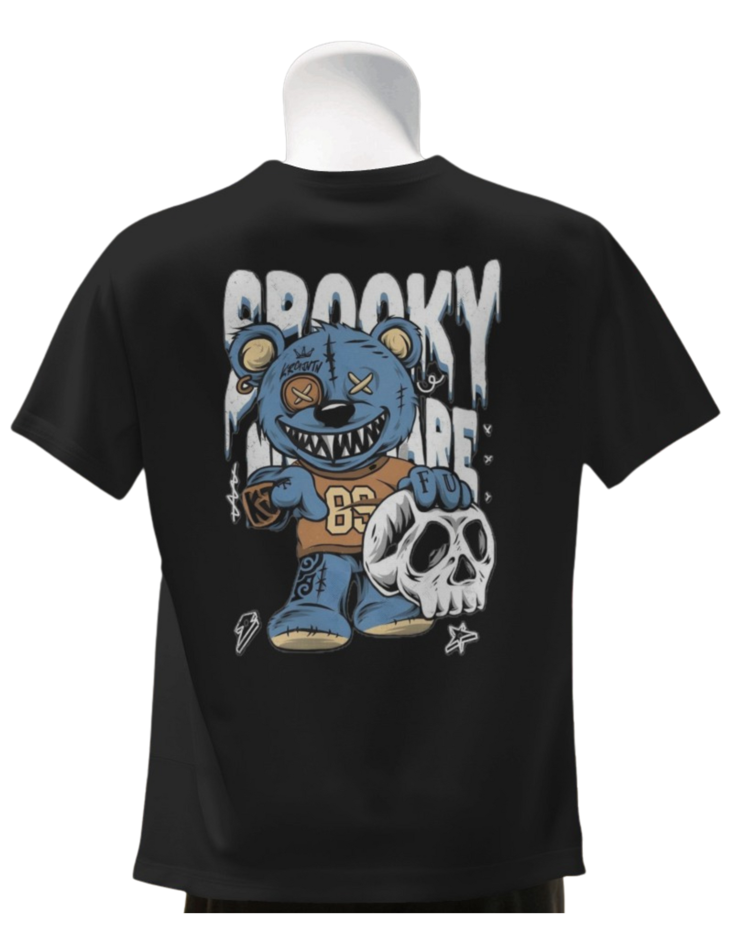 "Spooky Bear T-Shirt: Embrace the Cute and Creepy!"