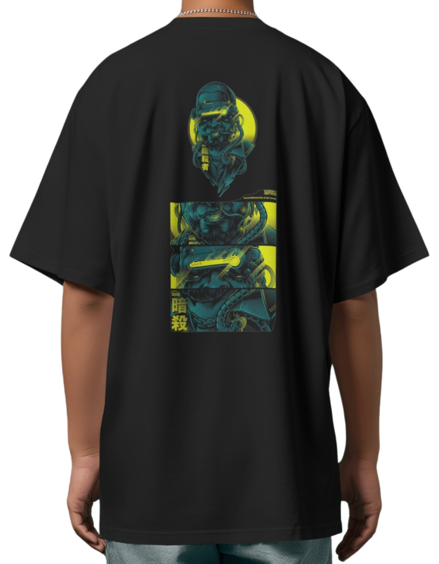 "Stylish Comfort: The Printed Cotton Oversized T-Shirt"