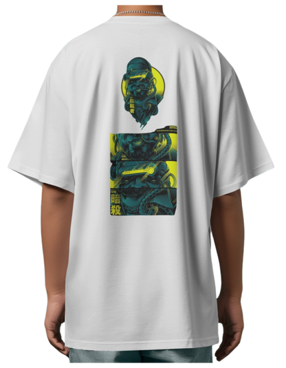 "Stylish Comfort: The Printed Cotton Oversized T-Shirt"